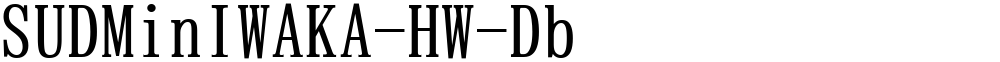 SUDMinIWAKA-HW-Db
