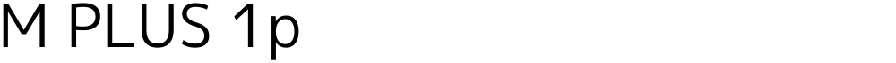 M PLUS 1p