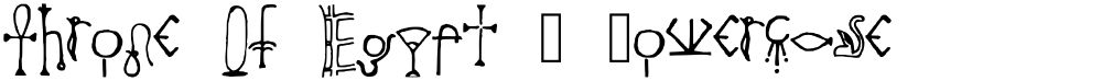 Throne Of Egypt _ Lowercase