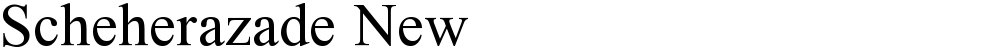 Scheherazade New