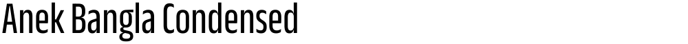 Anek Bangla Condensed