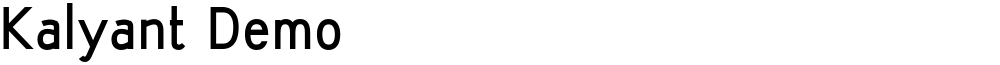 Kalyant Demo