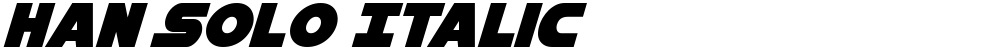 Han Solo Italic