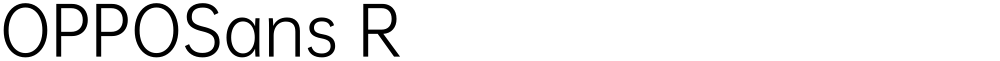 OPPOSans R