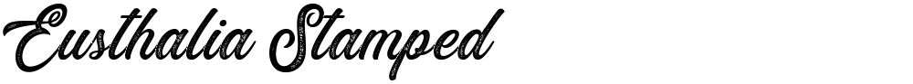 Eusthalia Stamped
