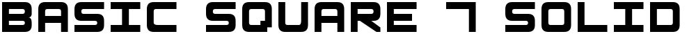 Basic Square 7 Solid