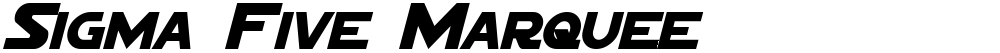 Sigma Five Marquee