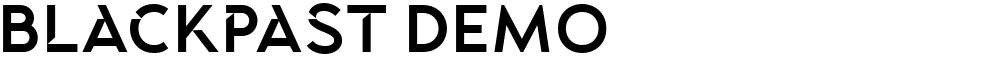 Blackpast DEMO